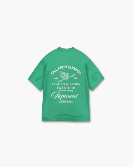 Represent Fall From Olympic Green T Shirt