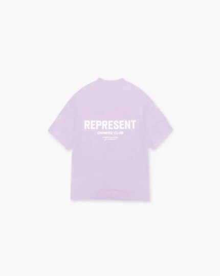 Represent Owners Club Lilac T Shirt1